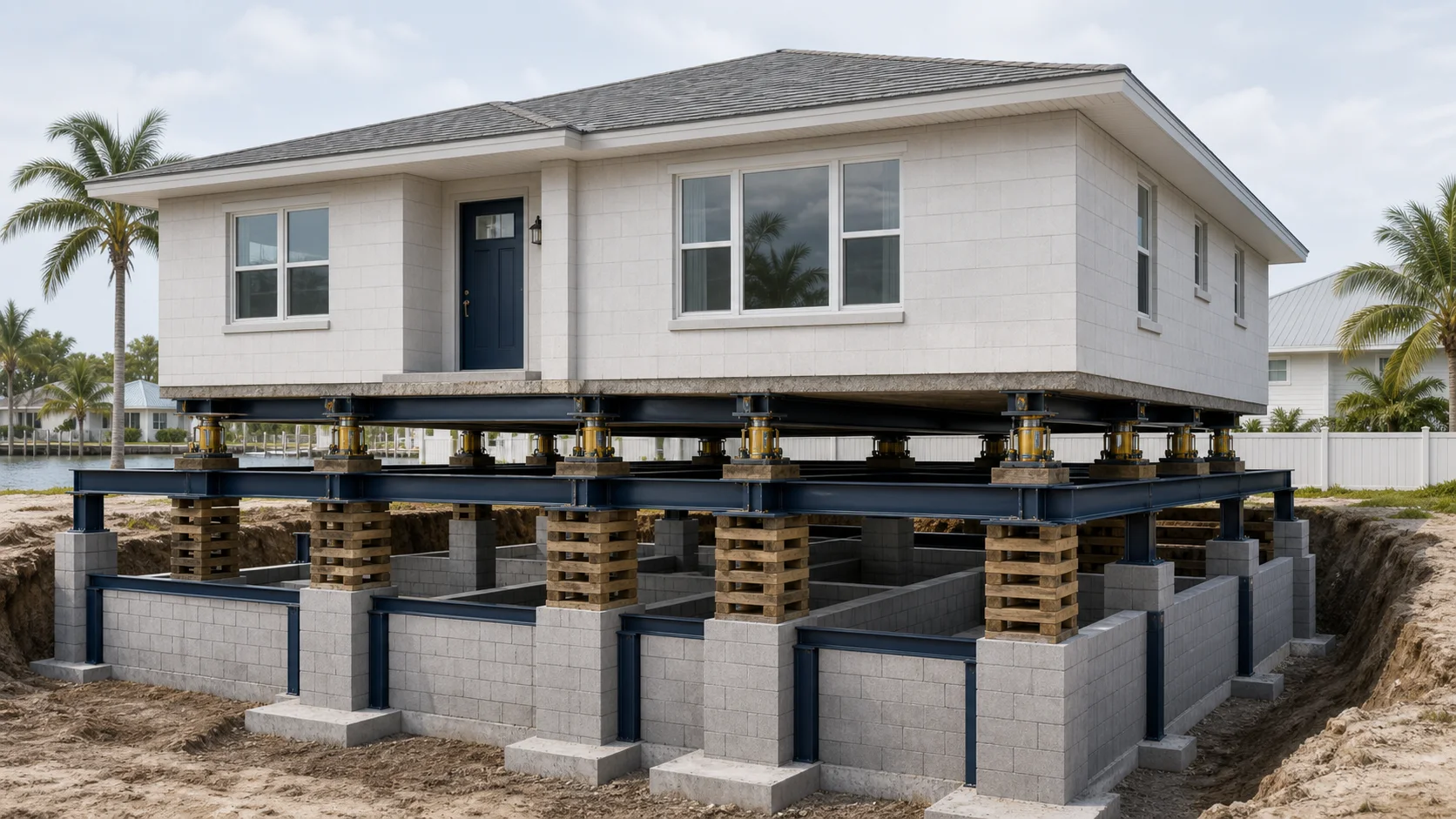 Can a Slab-on-Grade or Concrete Block Home Be Elevated in Florida?